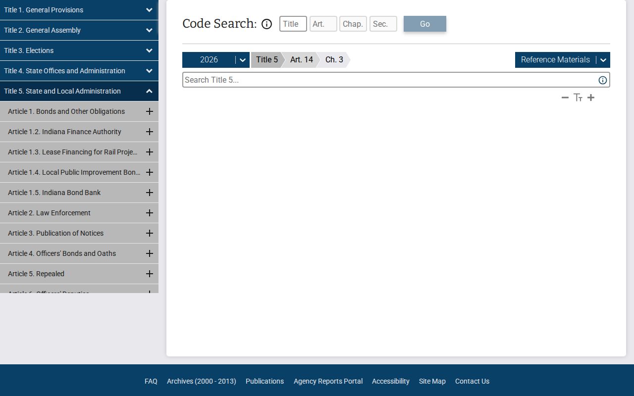 Indiana Access to Public Records Act provisions