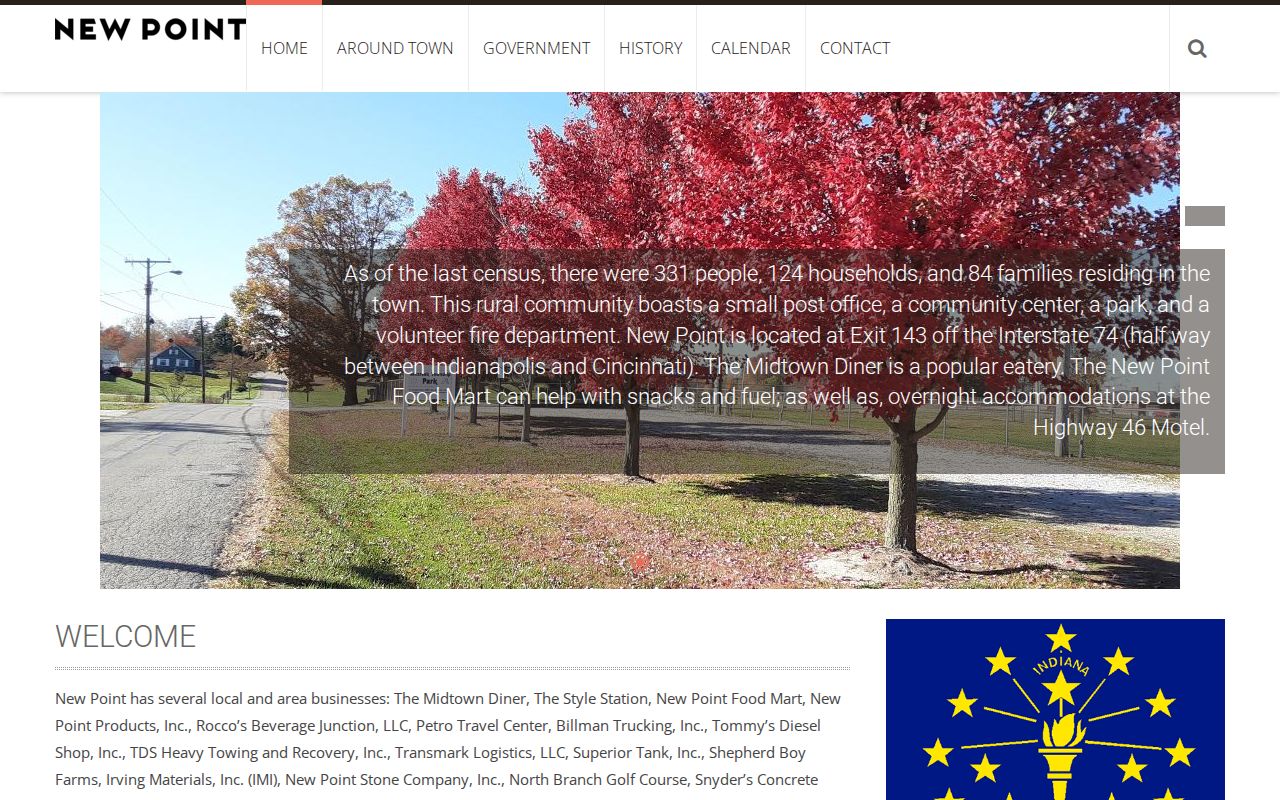 Official New Point Indiana town government website