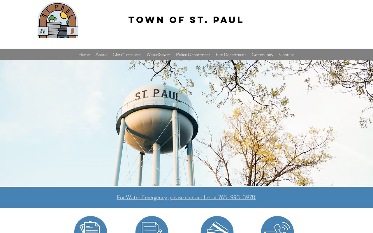 Official St. Paul Indiana town government website